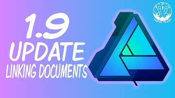 Using the reource manager and linking documents in Affinity Designer 1.9