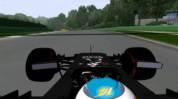 RFACTOR F1 WCP 2015 v0.8 onboard Fernando Alonso at Imola