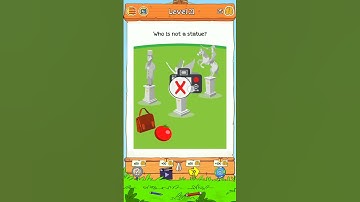 Braindom 2 Level 21 || who is not a statue.