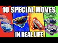 Learning 10 Beyblade Special Moves IN REAL LIFE!!