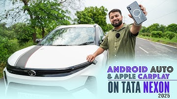 How To Connect Android Auto & Apple CarPlay In TATA Nexon 2025 (Hindi)