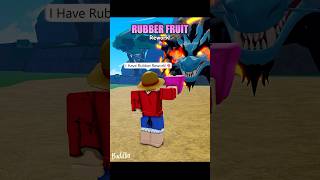 BloxFruits Rubber Rework Vs Dragon 🐉 #bloxfruits #roblox