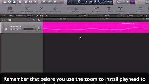 Assessment for week 2 Introduction To Music Production: Zoom in Logic Pro X
