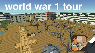 world war 1 map showcase/tour - simple sandbox 2