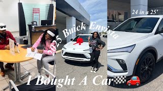 VLOG | I BOUGHT A CAR!!! Buick 2025 Envista ST | car shopping, process, + car tour