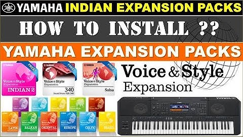 Yamaha Indian Expansion Pack || How to Install Expansion Packs in Yamaha PSR-SX700 || Video Tutorial