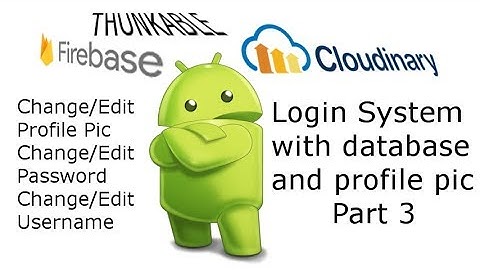 Thunkable + Cloudinary How to Create a Registration/login Profile with Picture - Part 4