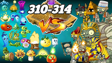 Pvz2 Endless Pyramid Of Doom Level 310-314