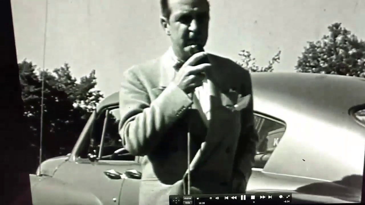 Extremely rare original footage of Preston Tucker talking about the Tucker automobile