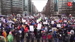 Tens of thousands expected to converge on Washington for a march days before Trump takes office