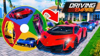 Driving Empire But A WHEELSPIN Builds Our V12 Car Garage!