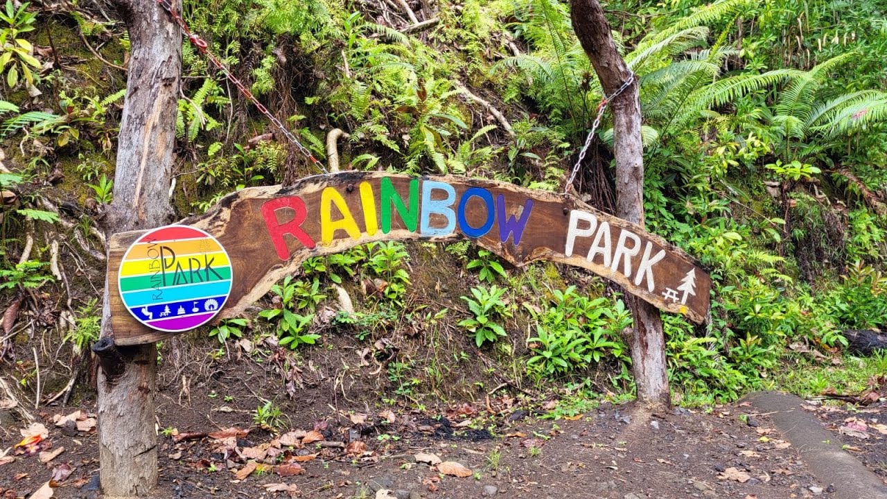 Rainbow Park accrobranche Tahiti YouTube