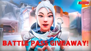 Valorant Live - Battle Pass Give Away at 1K Subscribers! 1000xp! -- Continued