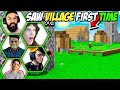 Gamers reaction when they Saw Village First Time in Minecraft🔴Live insaan, Mythpat,bbs,chapati gamer