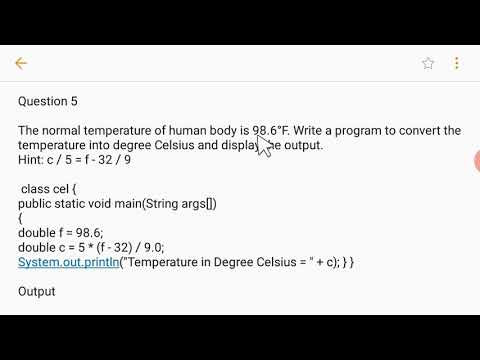 Fahrenheit To celsius program in java | quadrilateral ratio to angle program in java