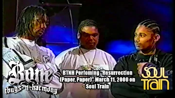 Bone thugs-n-harmony Resurrection (Paper, Paper) LIVE on Soul Train, 03-11-00