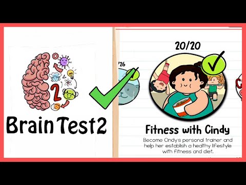 Brain Test 2 FITNESS WITH CINDY All Levels 1-20 Solution Walkthrough