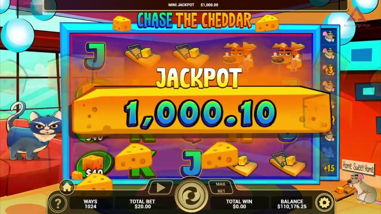 Chase the Cheddar - Arrow's Edge - Jackpot Win