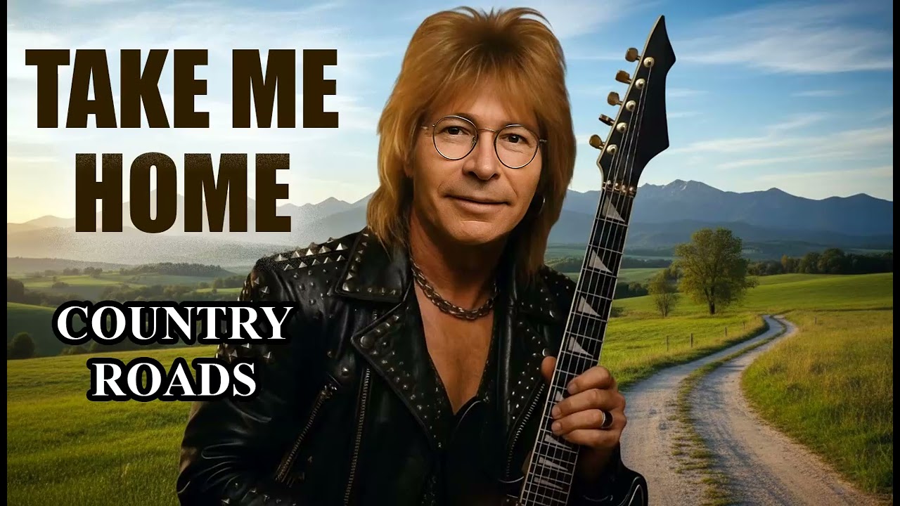 John Denver - Take Me Home, Country Roads (Glam Metal Style AI)