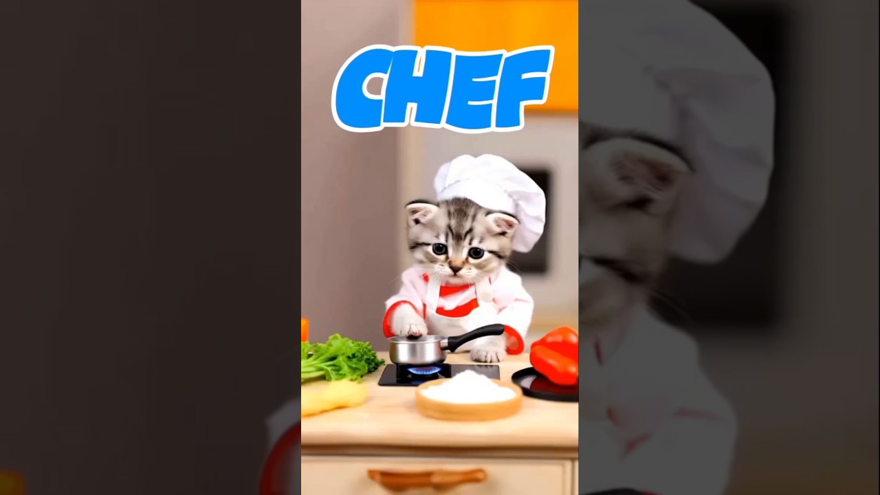 Cooking cat