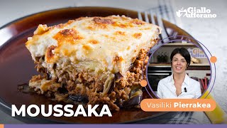 MOUSSAKA: la RICETTA TRADIZIONALE GRECA della Chef Vasiliki Pierrakea😋🍆