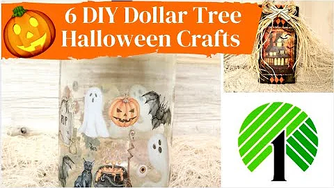 6 FUN & EASY Dollar Tree DIY Halloween Inspired Craft Projects