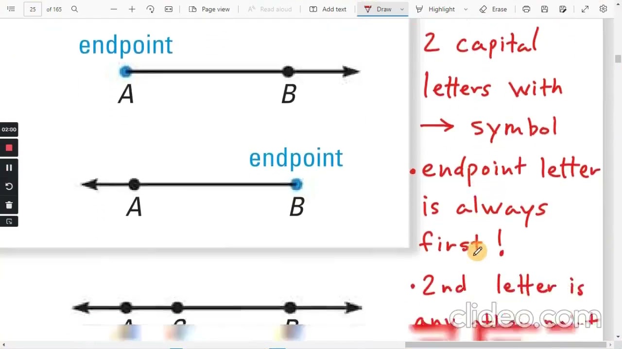 Define Endpoint Math Life Example Endpoint Symbol Math