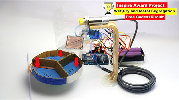 How to Make Automatic Dry Wet and Metal Waste Segregation Project with Arduino | Useful Arduino idea