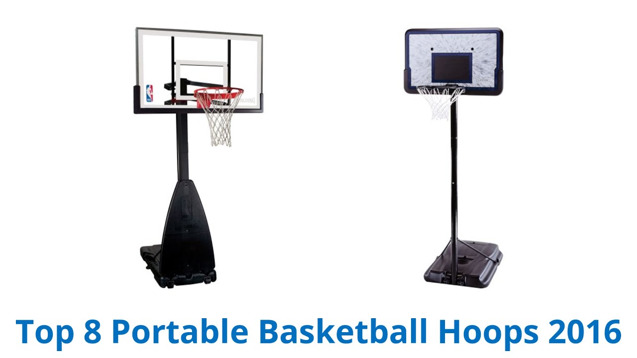 8 Best Portable Basketball Hoops 2016 - YouTube