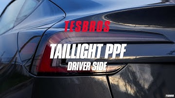 Taillight Protection - PPF for Model 3 Highland Refresh - Install Guide