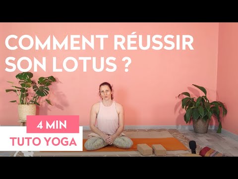 Vidéo: Comment faire la posture du lotus : 10 étapes (avec photos)