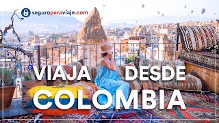 ¿A qué países pueden VIAJAR los COLOMBIANOS SIN VISA?