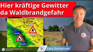 Tief nistet sich ein: Gewitter mit Starkregenpotenzial nimmt zu