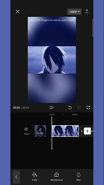 How to get blur background in Capcut 💯 | Anime Edits 🔥 | capcut tutorial #shorts #capcut #amv #anime