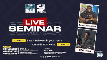 Senku Fair 9 ISO DAY 1 ACHIMOTA: JOINT SESSION BASS  & GUITAR with Donald Fiagbor  with Efo Dela
