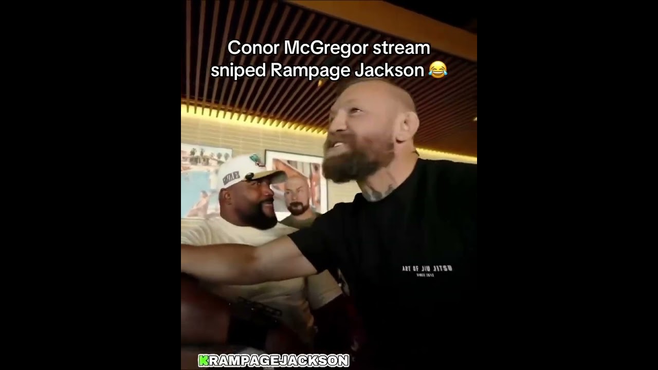 Conor McGregor is too funny for this 😂 (via @rampagejackson/IG)