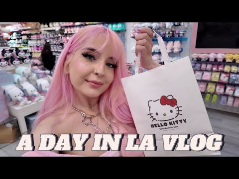 a day shopping in la | galleria, miniso, pop mart, and little tokyo