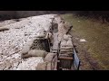 World War One trench reconstruction