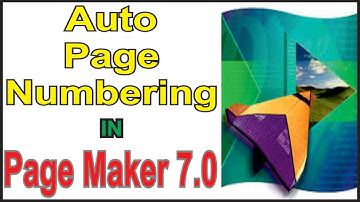 Autometic Page Numbering in Adobe Pagemaker