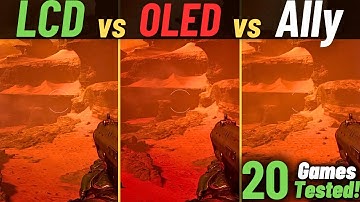 Steam Deck LCD vs OLED vs Ally | Ultimate Performance Test!