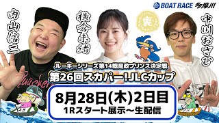 どちゃんこTV【ルーキーシリーズ第14戦第26回スカパー！JLCカップ：開催2日目】8/28（木）