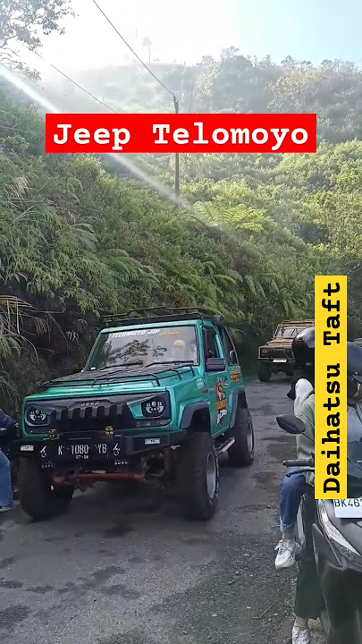 Jeep Daihatsu Taft Feroza Katana Jimny Gunung Telomoyo. Mobil Pribadi tidak boleh Naik