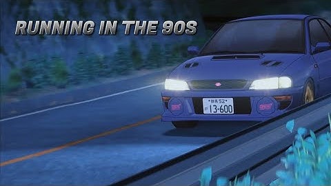 Initial D RUNNING IN THE 90S AMV