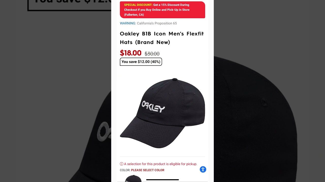 Motorhelmets Store Sale Oakley B1B Icon and Crackle B1B Men's Flexfit Casual Hats 