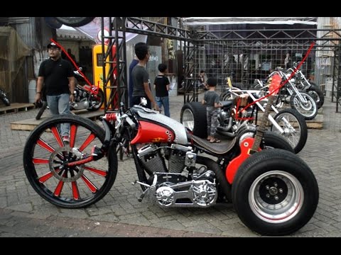 Modif Motor  Aneh Unik  Bikin Melongo di Indonesia 2017 