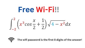 Chinese students have to solve this integrals for wifi password!! | Can you solve this? @codehorse