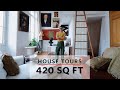 House tours a 420 sq ft lofted studio in paris france