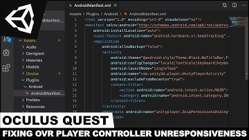 Oculus Quest Development - Fixing Unresponsive OVR Player Controller