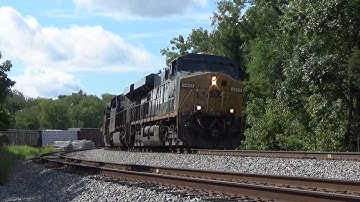CSX ES40DC 5443 Leads Manifest M584-05 on 8/5/22