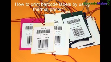 Thermal Printing Process: printing barcode labels